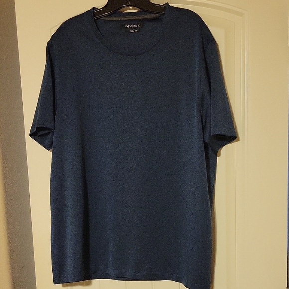 Axist Other - Axist Navy Blue Men's Short Sleeve Tee. Wicking Material. Slim Fit Size XXL